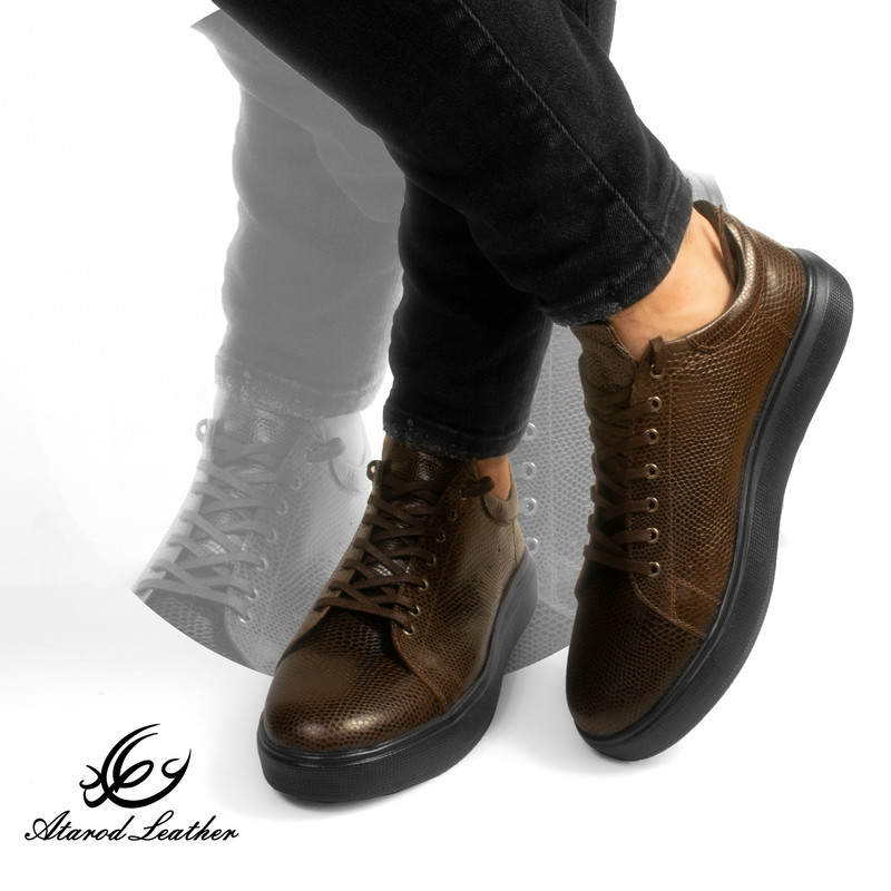 کفش روزمره مردانه چرم عطارد مدل چرم طبیعی کد SH129