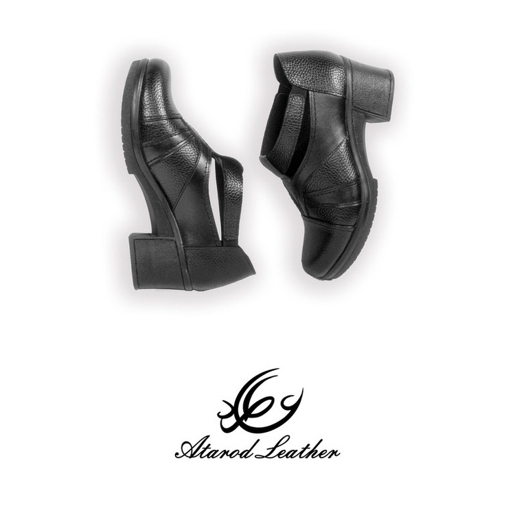 کفش زنانه چرم عطارد مدل چرم طبیعی کد SH252