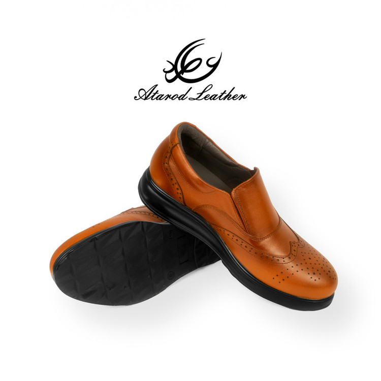 کفش روزمره مردانه چرم عطارد مدل چرم طبیعی کد SH61