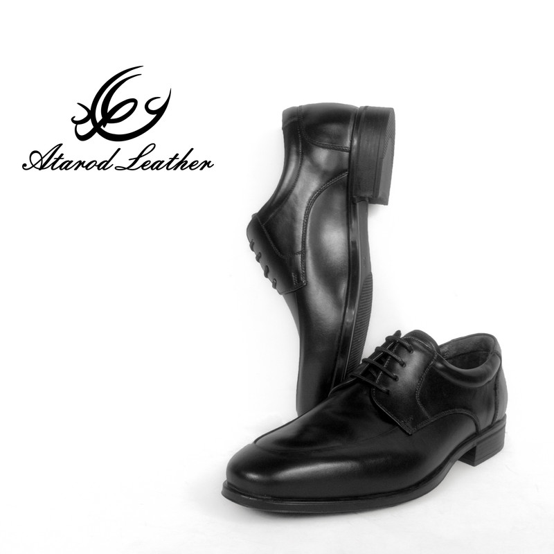 کفش مردانه چرم عطارد مدل چرم طبیعی کد SH256