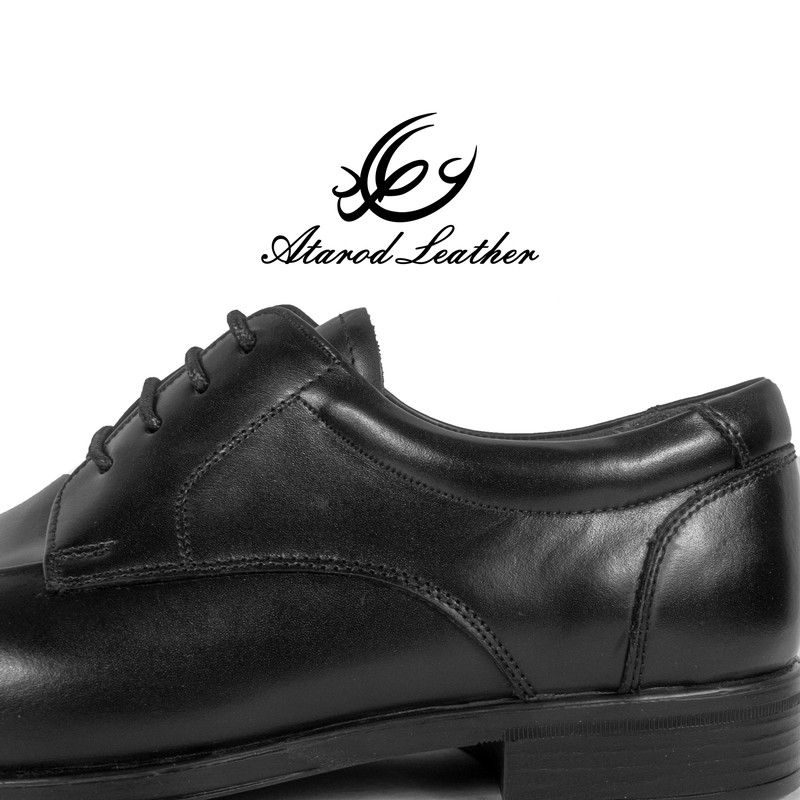 کفش مردانه چرم عطارد مدل چرم طبیعی کد SH256
