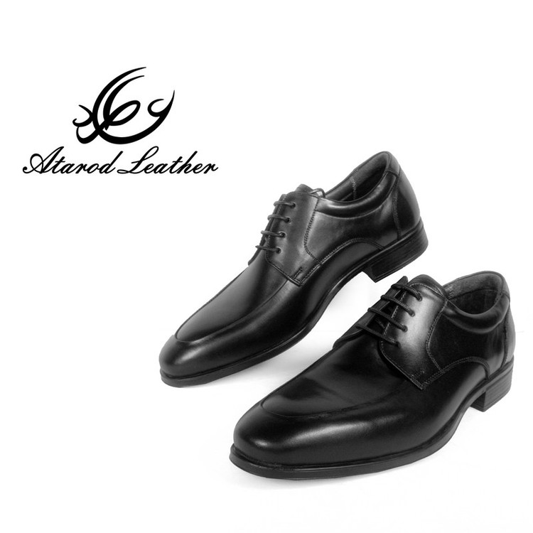 کفش مردانه چرم عطارد مدل چرم طبیعی کد SH256