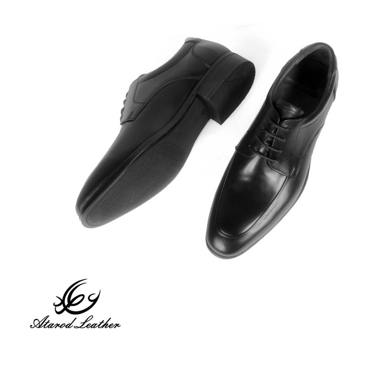 کفش مردانه چرم عطارد مدل چرم طبیعی کد SH256