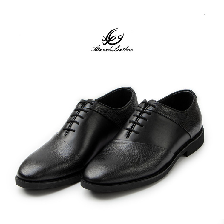کفش رسمی مردانه چرم عطارد مدل چرم طبیعی کد SH328