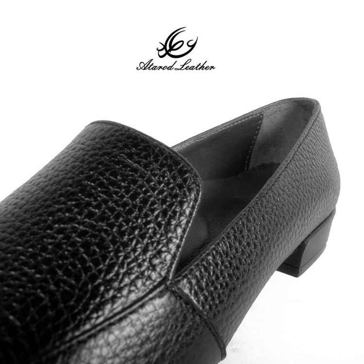 کفش زنانه چرم عطارد مدل چرم طبیعی کد SH182