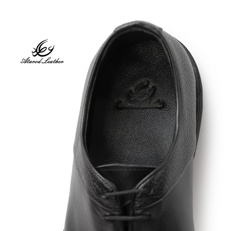 کفش رسمی مردانه چرم عطارد مدل چرم طبیعی کد SH328