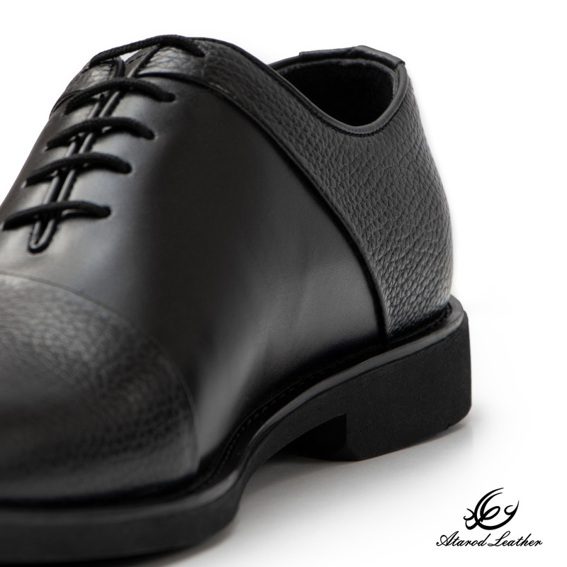 کفش رسمی مردانه چرم عطارد مدل چرم طبیعی کد SH328