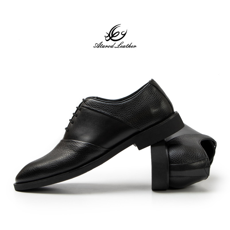 کفش رسمی مردانه چرم عطارد مدل چرم طبیعی کد SH328