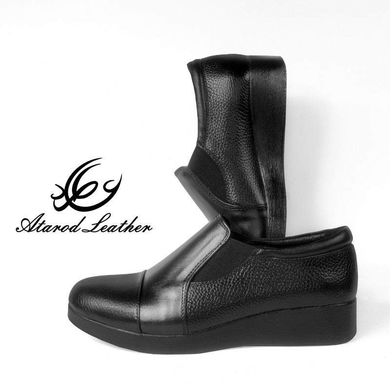کفش طبی زنانه چرم عطارد مدل چرم طبیعی کد SH78