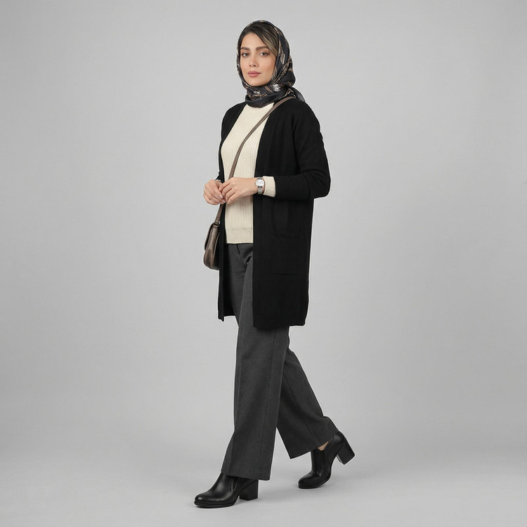 کفش پاشنهدار زنانه چرم عطارد مدل چرم طبیعی کد SH269