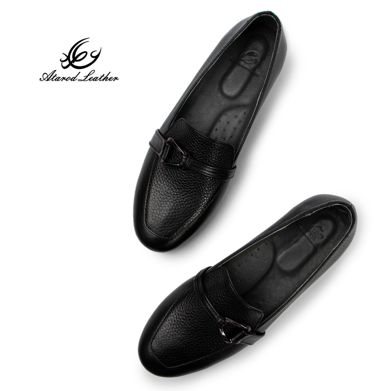 کفش زنانه چرم عطارد مدل چرم طبیعی کد SH342