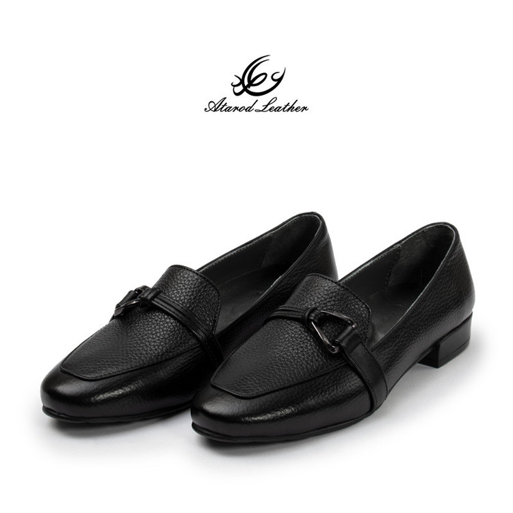 کفش زنانه چرم عطارد مدل چرم طبیعی کد SH342