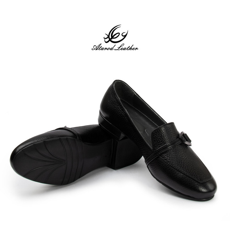 کفش زنانه چرم عطارد مدل چرم طبیعی کد SH342