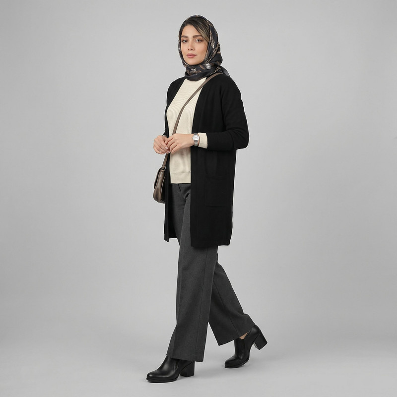 کفش پاشنهدار زنانه چرم عطارد مدل چرم طبیعی کد SH269