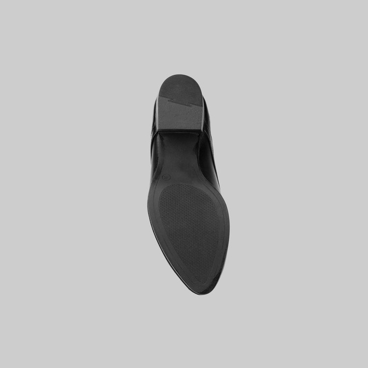 کفش پاشنهدار زنانه چرم عطارد مدل SH178