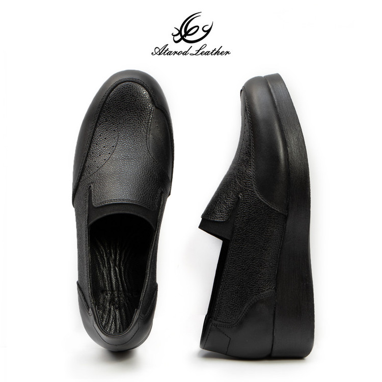 کفش طبی زنانه چرم عطارد مدل هالوکس والگوس چرم طبیعی کد SH319