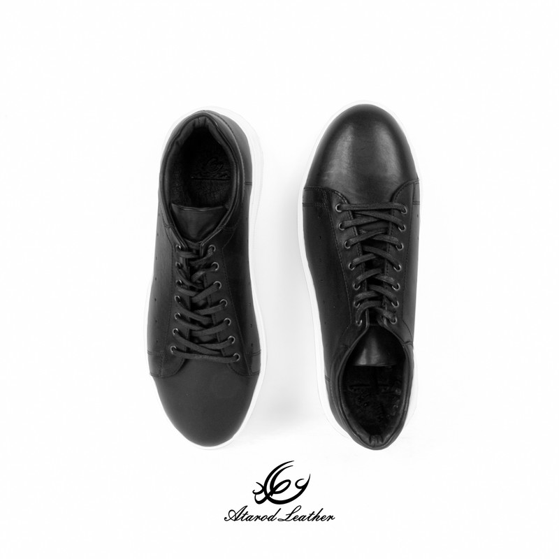 کفش روزمره مردانه چرم عطارد مدل چرم طبیعی کد SH219
