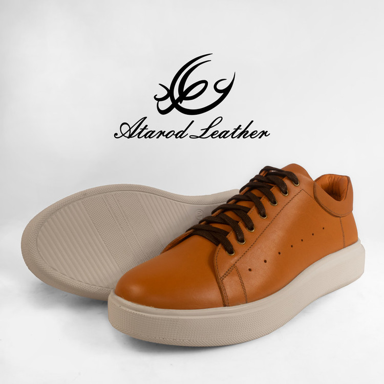 کفش روزمره مردانه چرم عطارد مدل چرم طبیعی کد SH219
