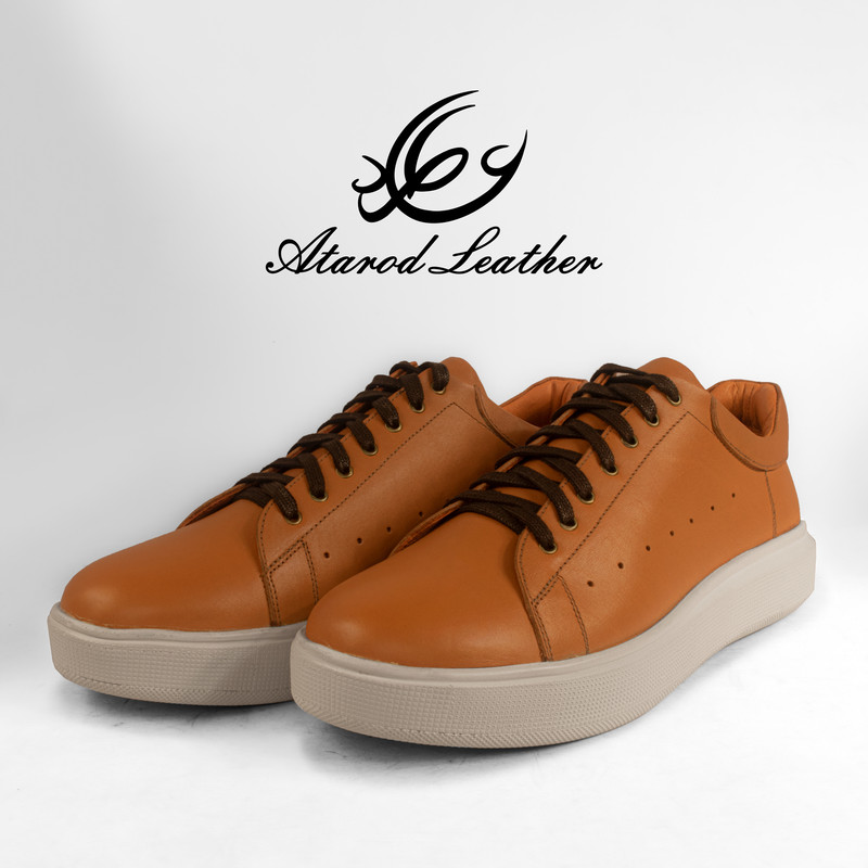 کفش روزمره مردانه چرم عطارد مدل چرم طبیعی کد SH219