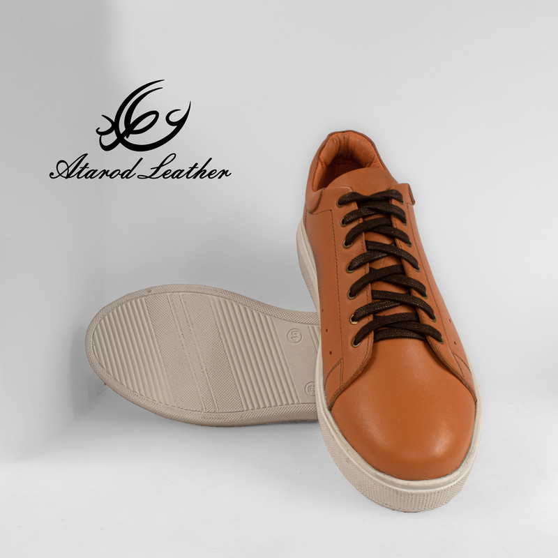 کفش روزمره مردانه چرم عطارد مدل چرم طبیعی کد SH219