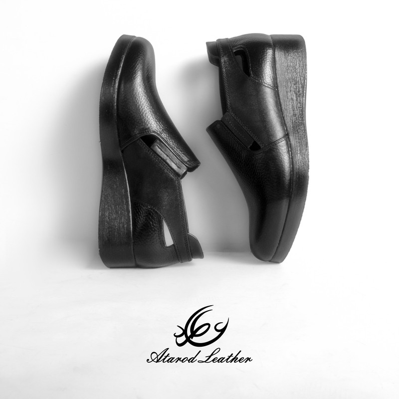 کفش طبی زنانه چرم عطارد مدل چرم طبیعی کد SH156