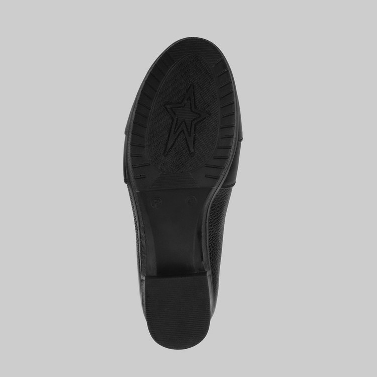 کفش پاشنهدار زنانه چرم عطارد مدل چرم طبیعی کد SH138