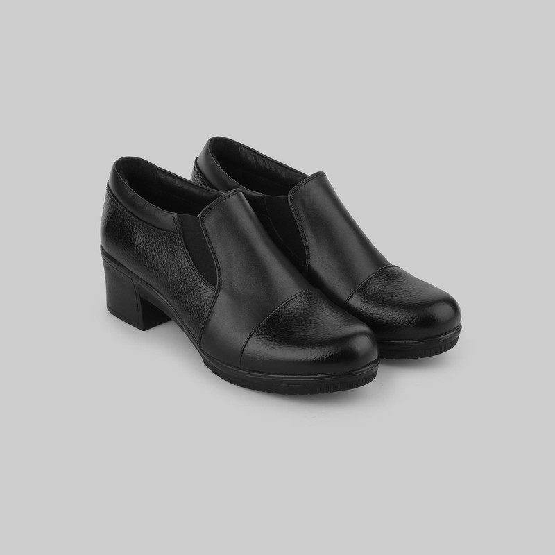 کفش پاشنهدار زنانه چرم عطارد مدل چرم طبیعی کد SH138