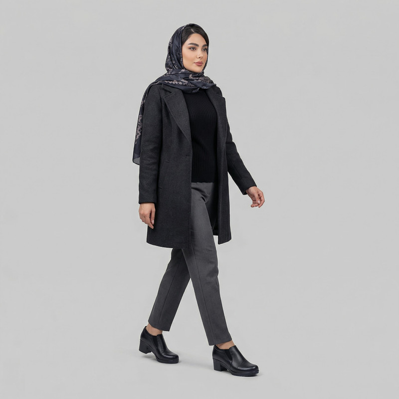 کفش پاشنهدار زنانه چرم عطارد مدل چرم طبیعی کد SH138