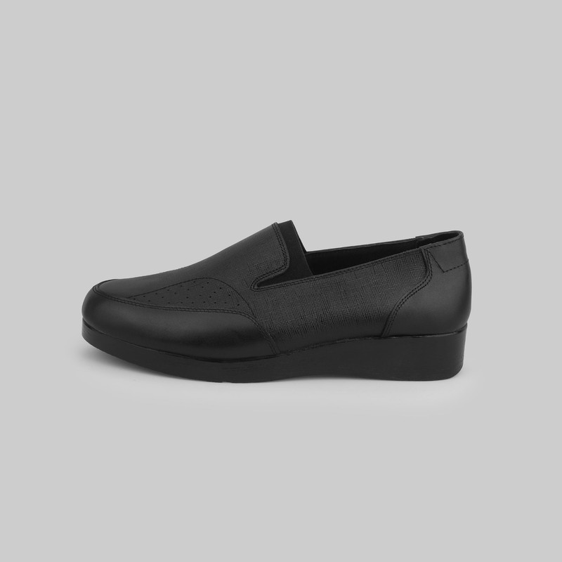 کفش طبی زنانه چرم عطارد مدل هالوکس والگوس چرم طبیعی کد SH320