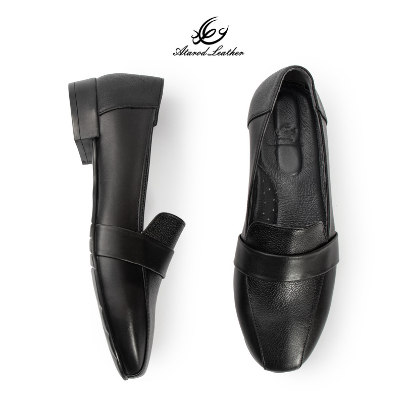 کفش زنانه چرم عطارد مدل چرم طبیعی کد SH393