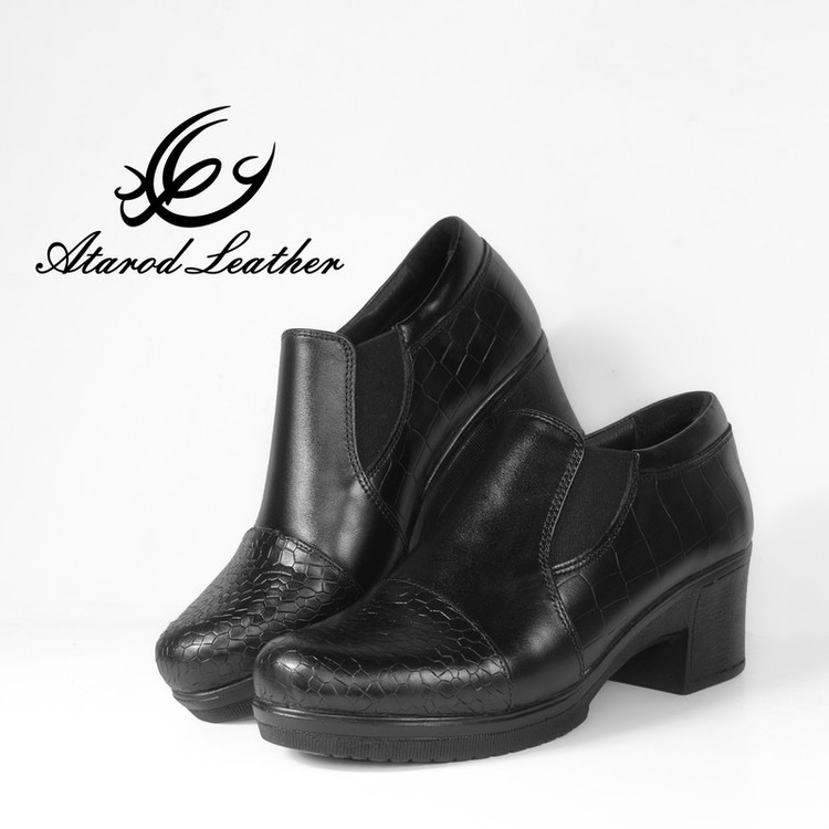 کفش زنانه چرم عطارد مدل چرم طبیعی کد SH104