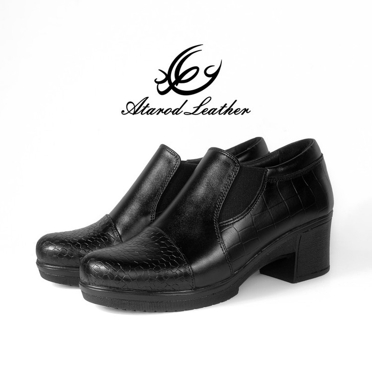 کفش زنانه چرم عطارد مدل چرم طبیعی کد SH104