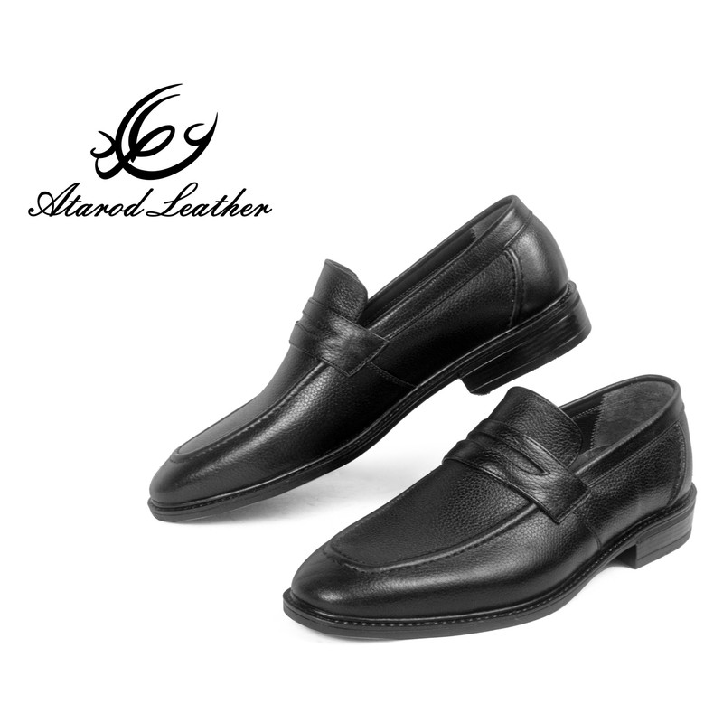کفش مردانه چرم عطارد مدل چرم طبیعی کد SH247