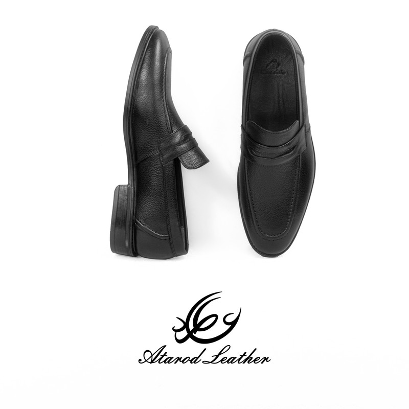 کفش مردانه چرم عطارد مدل چرم طبیعی کد SH247