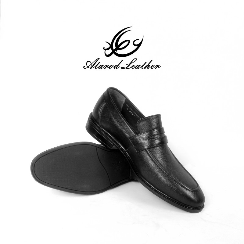 کفش مردانه چرم عطارد مدل چرم طبیعی کد SH247