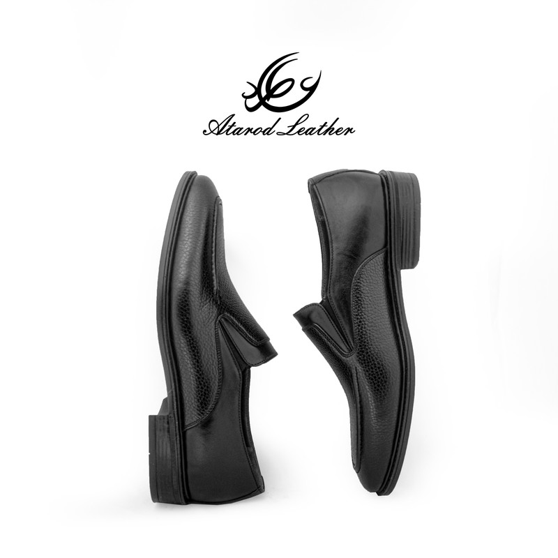 کفش مردانه چرم عطارد مدل چرم طبیعی کد SH274