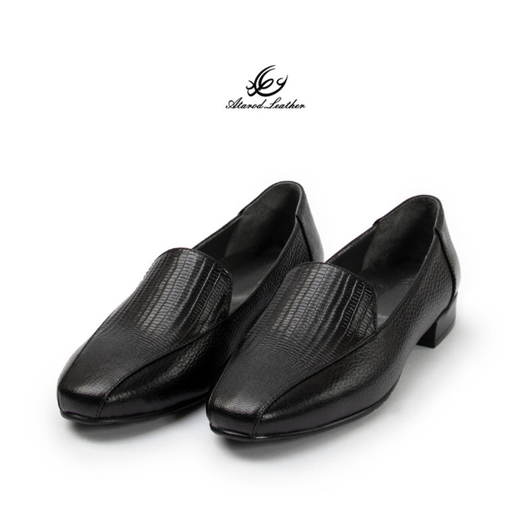 کفش زنانه چرم عطارد مدل چرم طبیعی کد SH341