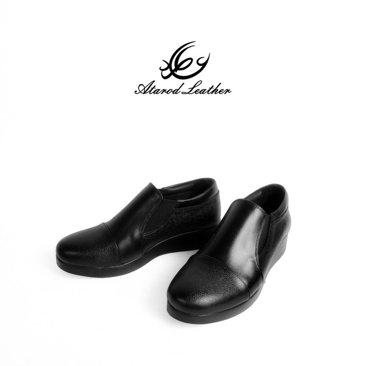 کفش طبی زنانه چرم عطارد مدل چرم طبیعی کد SH159