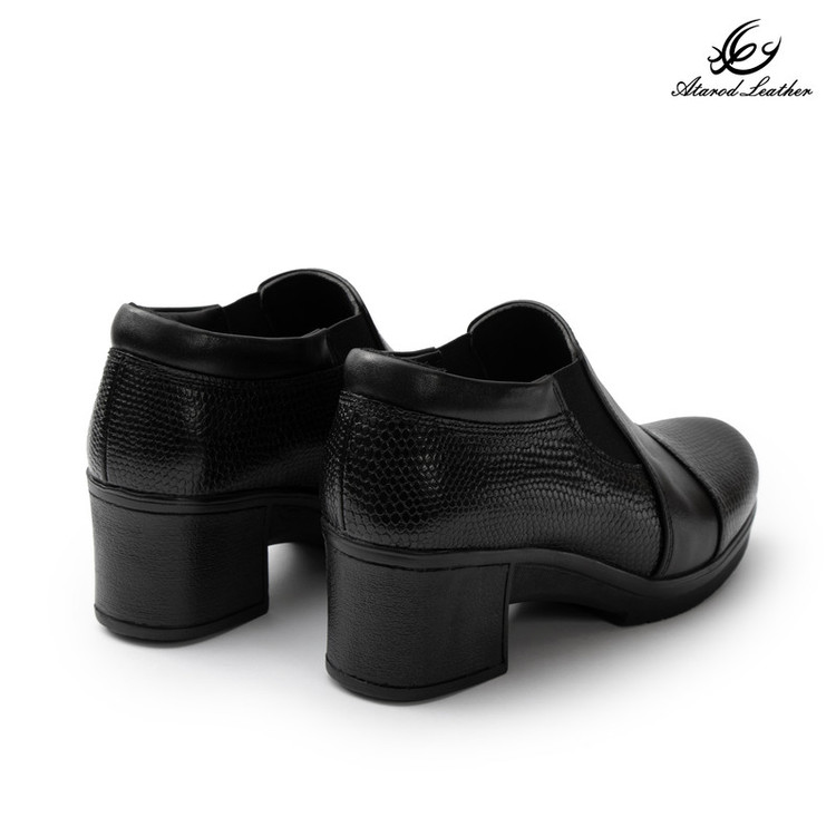 کفش پاشنهدار زنانه چرم عطارد مدل چرم طبیعی کد SH370
