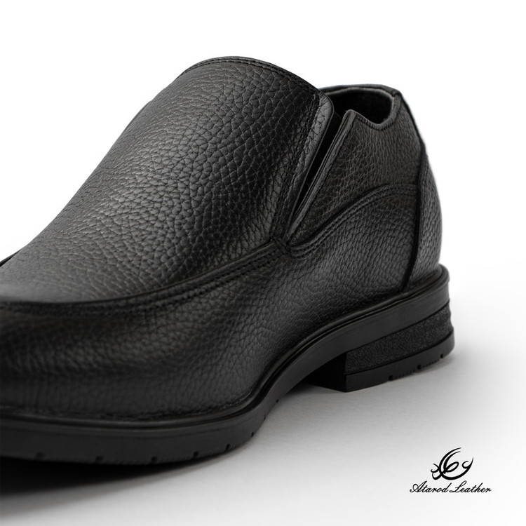 کفش رسمی مردانه چرم عطارد مدل چرم طبیعی کد SH357