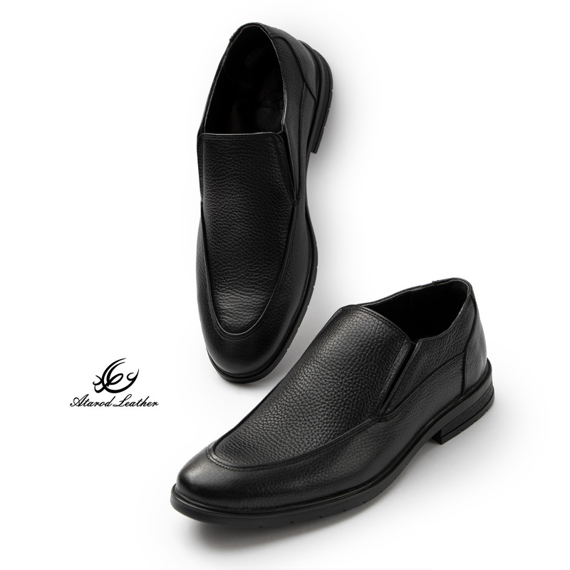 کفش رسمی مردانه چرم عطارد مدل چرم طبیعی کد SH357