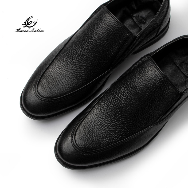کفش رسمی مردانه چرم عطارد مدل چرم طبیعی کد SH357