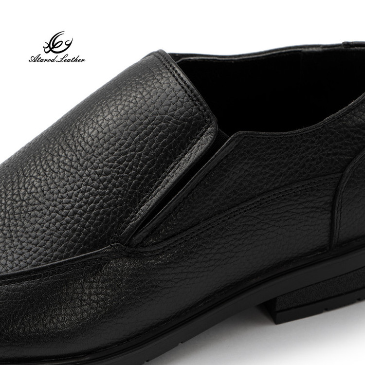 کفش رسمی مردانه چرم عطارد مدل چرم طبیعی کد SH357