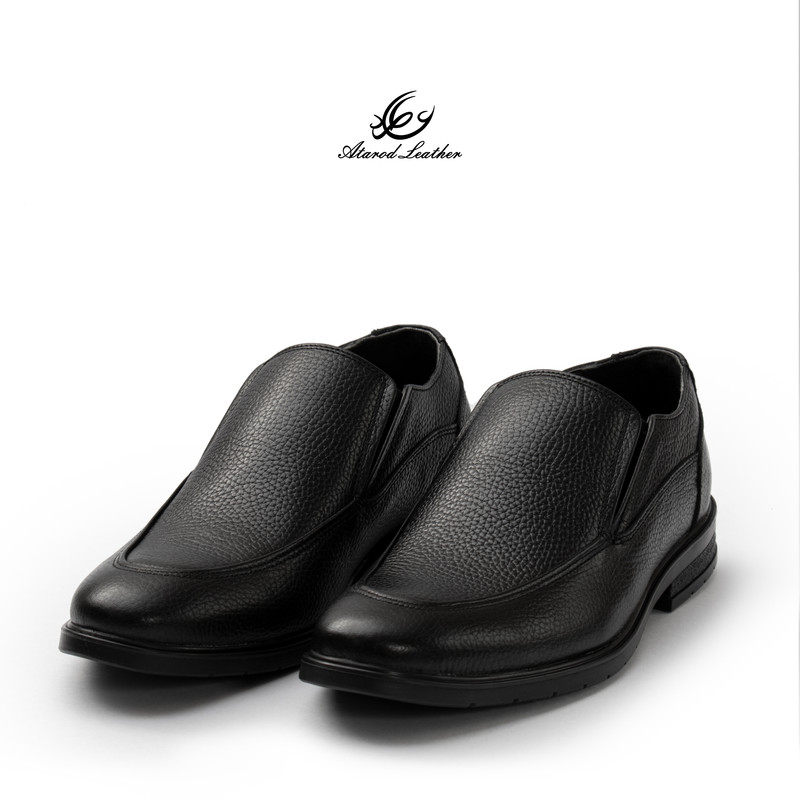 کفش رسمی مردانه چرم عطارد مدل چرم طبیعی کد SH357