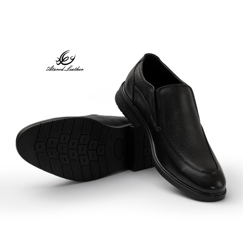 کفش رسمی مردانه چرم عطارد مدل چرم طبیعی کد SH357