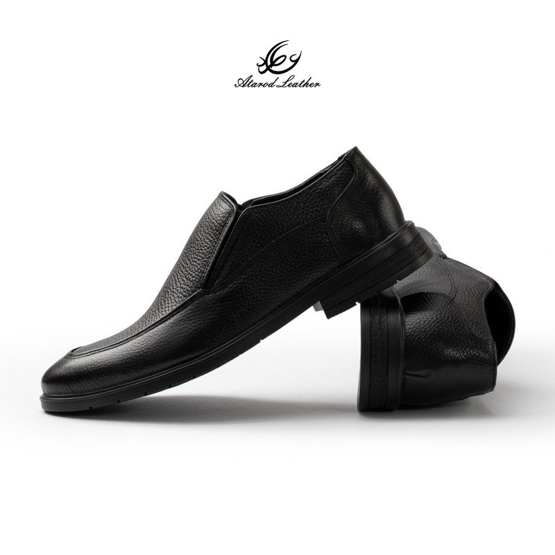 کفش رسمی مردانه چرم عطارد مدل چرم طبیعی کد SH357