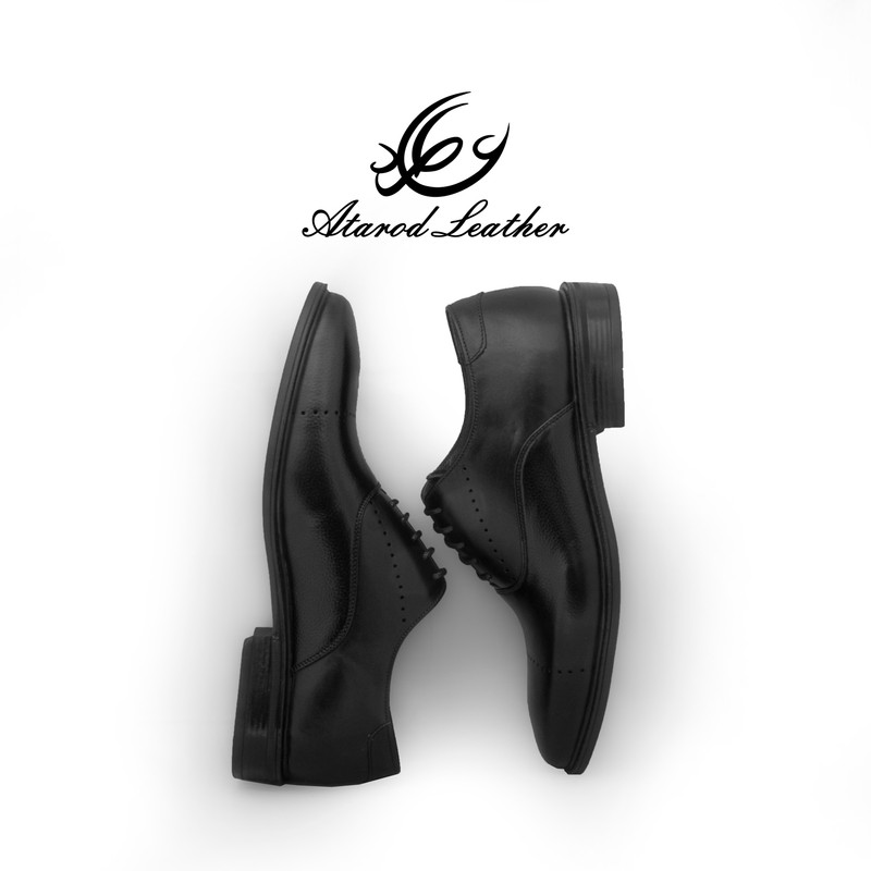 کفش رسمی مردانه چرم عطارد مدل چرم طبیعی کد SH318