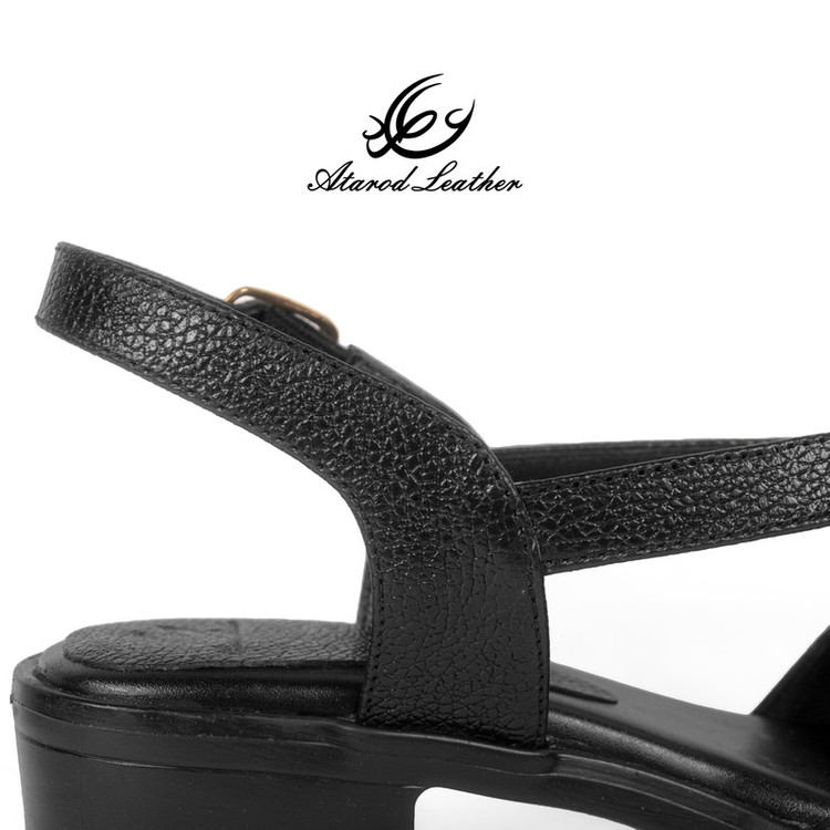 صندل زنانه چرم عطارد مدل چرم طبیعی کد SH162
