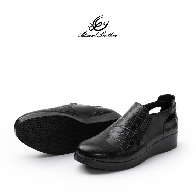 کفش طبی زنانه چرم عطارد مدل چرم طبیعی کد SH352