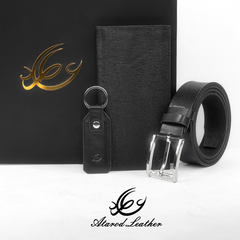 ست هدیه چرم عطارد مدل چرم طبیعی کد A87